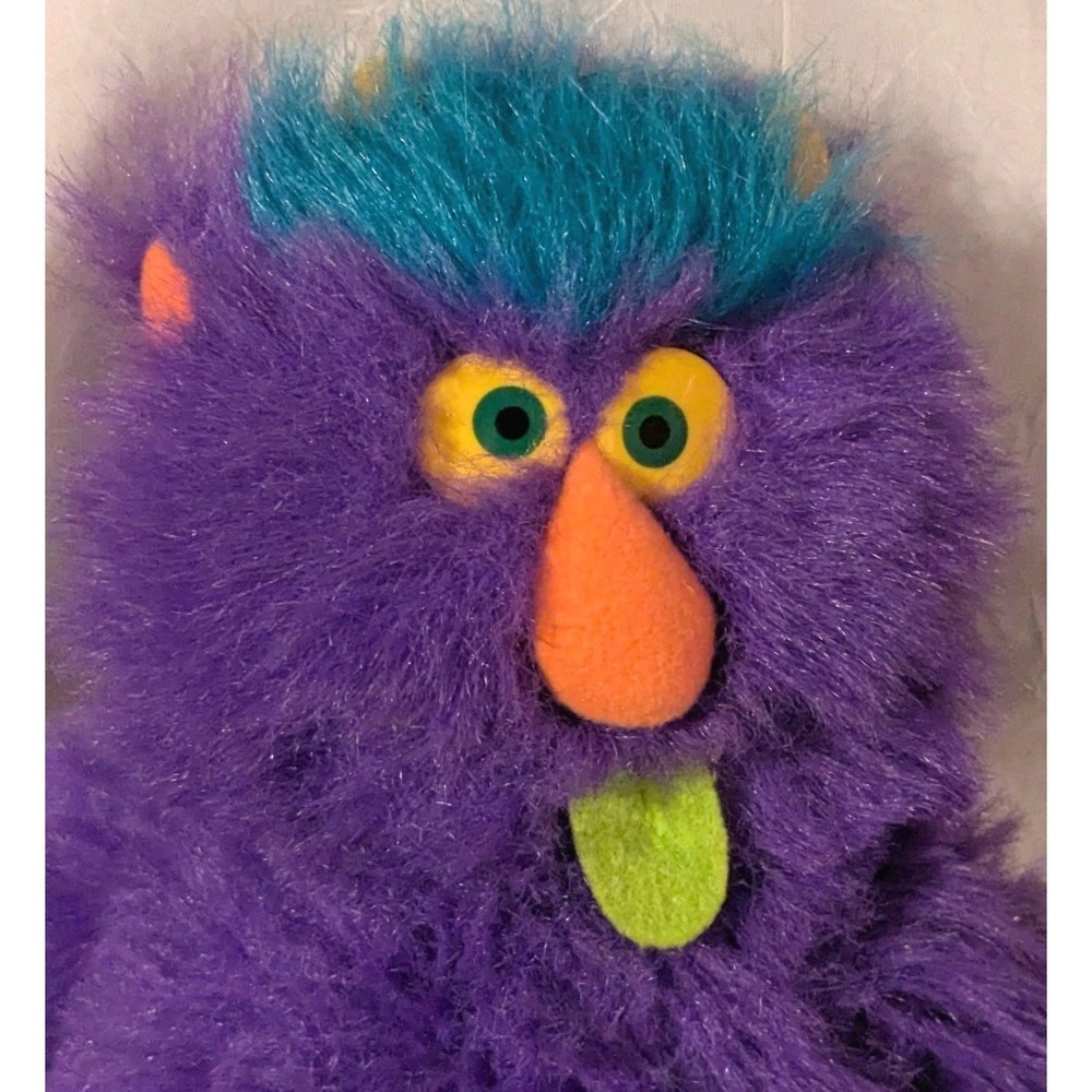 Russ Weirdo Willy Plush Monster Purple Suction Cups Stuffed Animal Vtg 10" - Picture 3 of 12